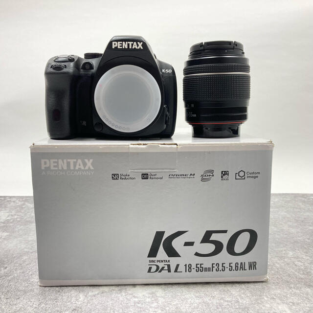 美品】PENTAX K-50 DAL18-55mm WRレンズキット デジタル一眼