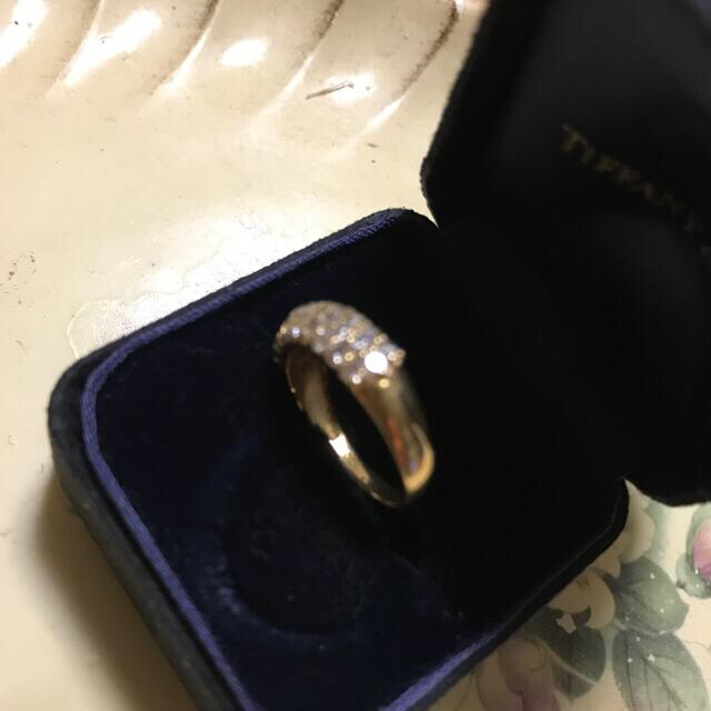 パヴェリング💍ダイヤ　k18 1.03カラット　12〜13号位 レディースのアクセサリー(リング(指輪))の商品写真