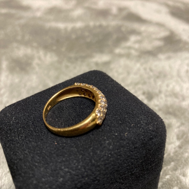 パヴェリング💍ダイヤ　k18 1.03カラット　12〜13号位 レディースのアクセサリー(リング(指輪))の商品写真