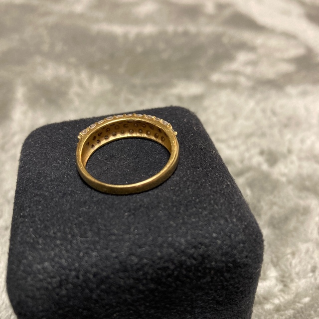 パヴェリング💍ダイヤ　k18 1.03カラット　12〜13号位 レディースのアクセサリー(リング(指輪))の商品写真