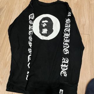 アベイシングエイプ(A BATHING APE)のBape x UNDEFEATED Long sleeve M(Tシャツ/カットソー(七分/長袖))