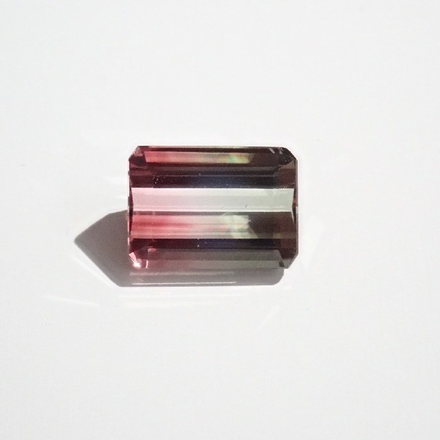 ◆特価品◆ルース 色石【バイカラートルマリン   エメラルドカット】1.86ct 1