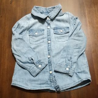 ベビーギャップ(babyGAP)のbabyGAP デニムシャツ 100cm(ブラウス)