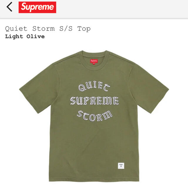 Supreme(シュプリーム)のQuiet Storm S/S Top メンズのトップス(Tシャツ/カットソー(半袖/袖なし))の商品写真