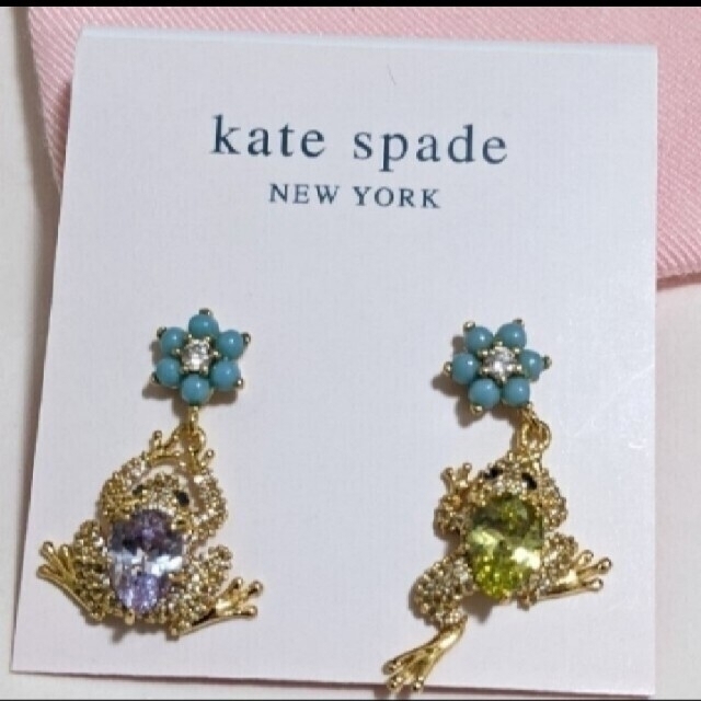 kate spade new york(ケイトスペードニューヨーク)のおこめ様専用【新品】kate spadeケイトスペード ピアス  2点 レディースのアクセサリー(ピアス)の商品写真