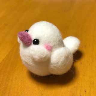 羊毛フェルト♪白文鳥(その他)