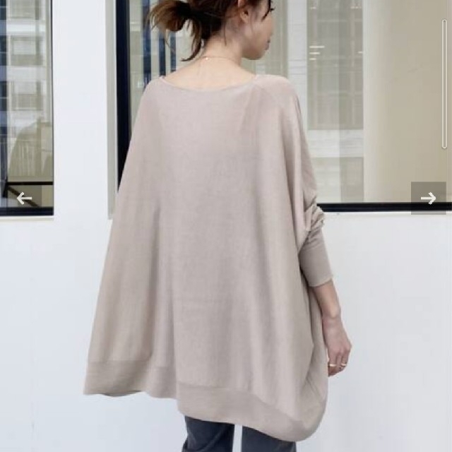 L'Appartement DEUXIEME CLASSE(アパルトモンドゥーズィエムクラス)の《アパルトモン》B/N Volume Knit ◆ ベージュ レディースのトップス(ニット/セーター)の商品写真