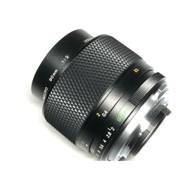 OLYMPUS(オリンパス)のオリンパス OM-SYSTEM ZUIKO AUTO-MACRO 90mm F2 スマホ/家電/カメラのカメラ(レンズ(単焦点))の商品写真