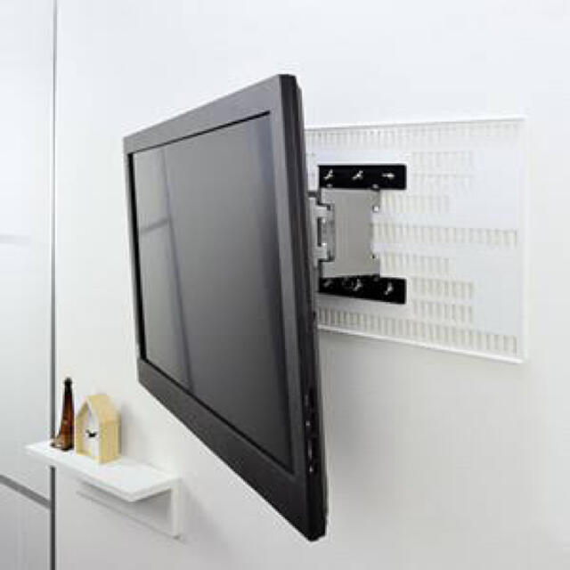 壁美人　アームタイプ白　壁掛けテレビ用金具