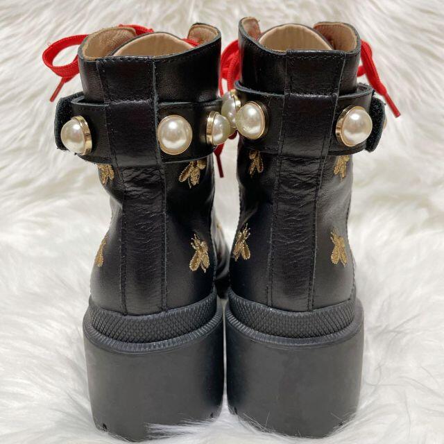 GUCCI - 【新品】GUCCI グッチ ハイカットブーツ パールベルト GUCCI - 【新品】GUCCI グッチ ハイカットブーツ パールベルト