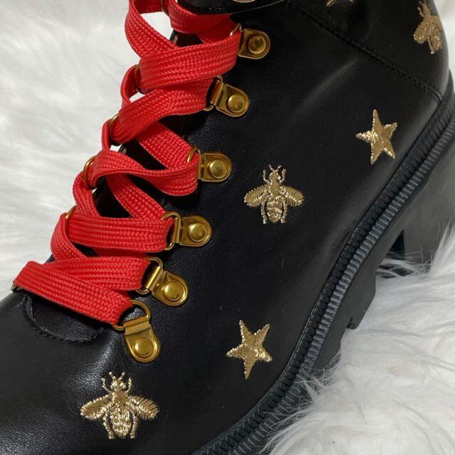 GUCCI - 【新品】GUCCI グッチ ハイカットブーツ パールベルト GUCCI - 【新品】GUCCI グッチ ハイカットブーツ パールベルト