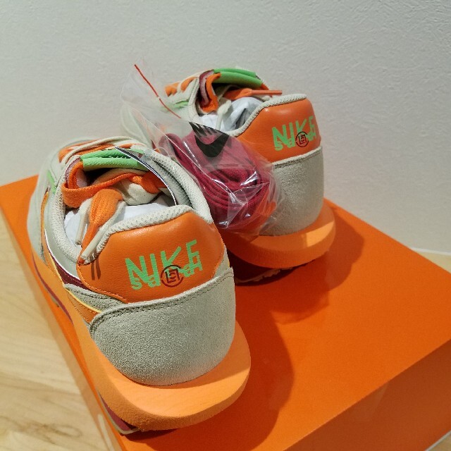 NIKE(ナイキ)のCLOT×SACAI×NIKE LD WAFFLE オレンジブレイズ メンズの靴/シューズ(スニーカー)の商品写真