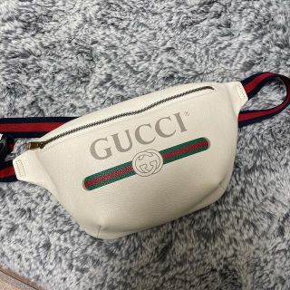 グッチ(Gucci)のGUCCI  グッチプリント　ベルトバッグ(ショルダーバッグ)