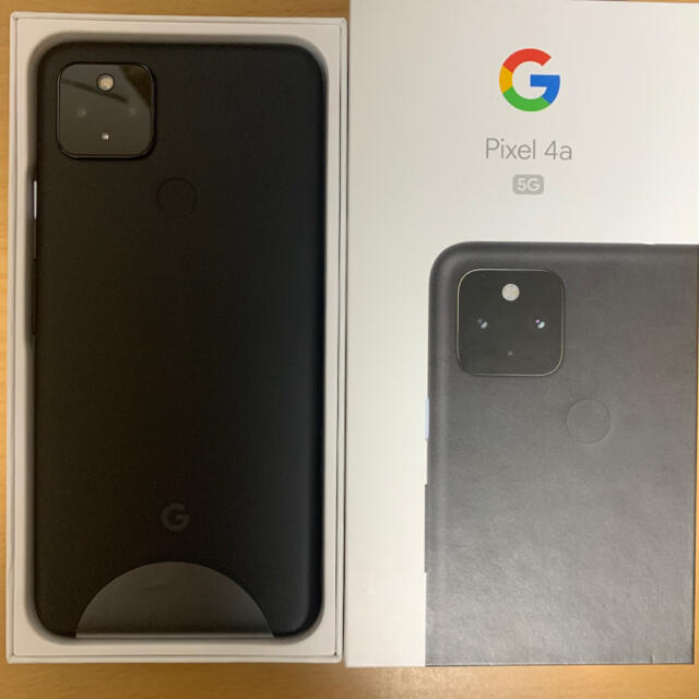 カラーJustBlack【新品未使用】Pixel4a(5G) Android スマホ本体　ピクセル4a