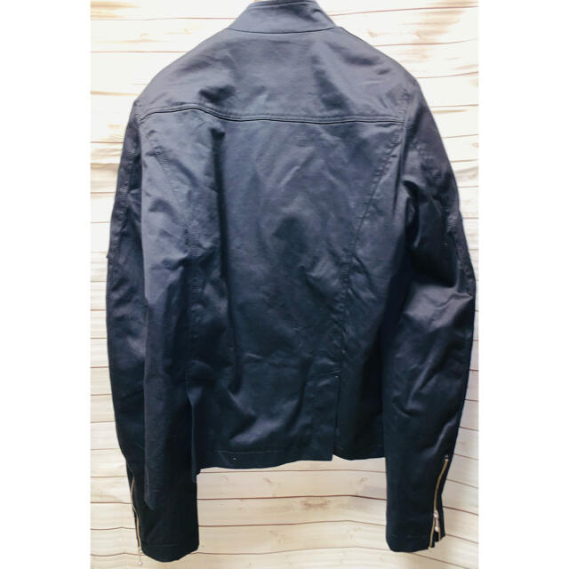 テンセル使用ライダースジャケット　定価6万以上 メンズのジャケット/アウター(ライダースジャケット)の商品写真