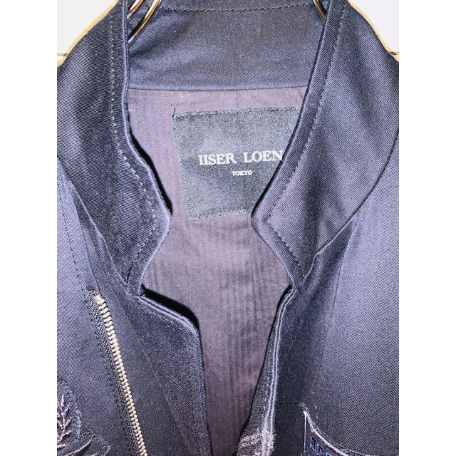テンセル使用ライダースジャケット　定価6万以上 メンズのジャケット/アウター(ライダースジャケット)の商品写真