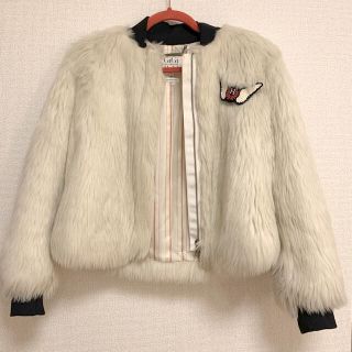 トミーヒルフィガー(TOMMY HILFIGER)のTOMMY HILFIGER ファーブルゾン(毛皮/ファーコート)