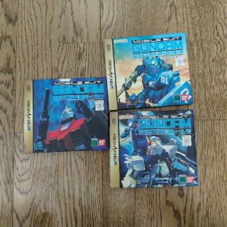 バンダイ(BANDAI)のセガサターン　ガンダム外伝 BLUE DESTINY全3部とギレンの野望セット(家庭用ゲームソフト)