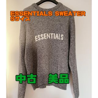 フィアオブゴッド(FEAR OF GOD)の【美中古品】 ESSENTIALS セーター グレー Sサイズ(ニット/セーター)