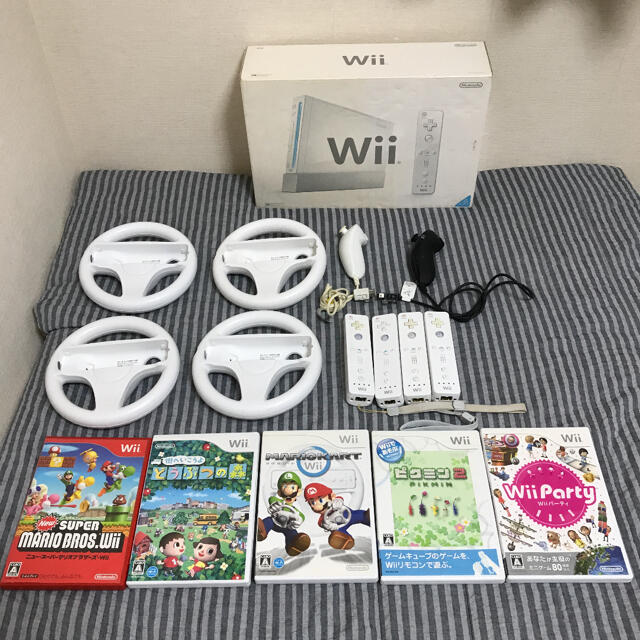 Wii本体 マリオカート 4人で遊べるセット - ゲームソフト/ゲーム機本体 Wii本体 マリオカート 4人で遊べるセット - ゲームソフト/ゲーム機本体
