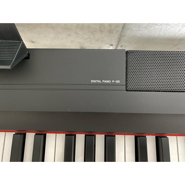 ヤマハ(ヤマハ)のYAMAHA P-125B  楽器の鍵盤楽器(電子ピアノ)の商品写真