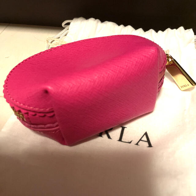 Furla(フルラ)のFURLA フルラ ミニポーチ　コインケース　ピンク　新品保存袋付き レディースのファッション小物(コインケース)の商品写真