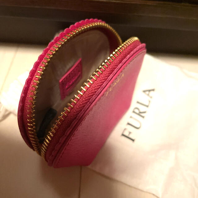 Furla(フルラ)のFURLA フルラ ミニポーチ　コインケース　ピンク　新品保存袋付き レディースのファッション小物(コインケース)の商品写真