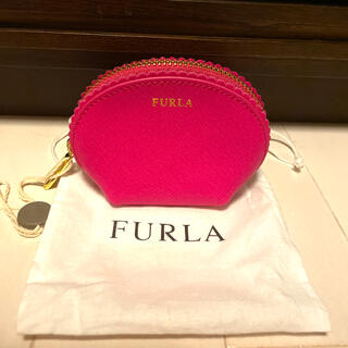 フルラ(Furla)のFURLA フルラ ミニポーチ　コインケース　ピンク　新品保存袋付き(コインケース)
