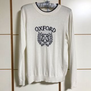 ベルメゾン(ベルメゾン)のクルーネックニット　OXFORD　L(ニット/セーター)