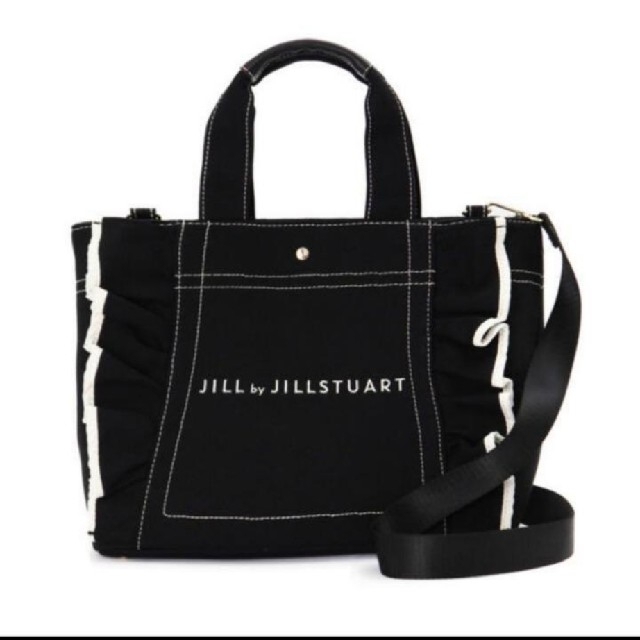 JILL by JILLSTUART(ジルバイジルスチュアート)の週末限定価格！JILL by JILLSTUART フリルキャンバストート レディースのバッグ(トートバッグ)の商品写真