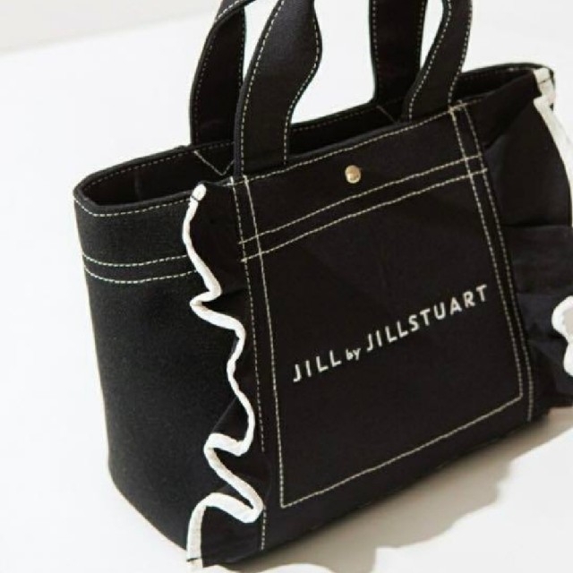 JILL by JILLSTUART(ジルバイジルスチュアート)の週末限定価格！JILL by JILLSTUART フリルキャンバストート レディースのバッグ(トートバッグ)の商品写真