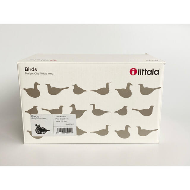 iittala(イッタラ)のPine Grosbeak Male  箱付き バード イッタラ インテリア/住まい/日用品のインテリア小物(置物)の商品写真