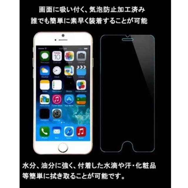 【送料無料】★高品質★強化ガラスフィルム　iPhone SE２用　１枚 スマホ/家電/カメラのスマホアクセサリー(保護フィルム)の商品写真