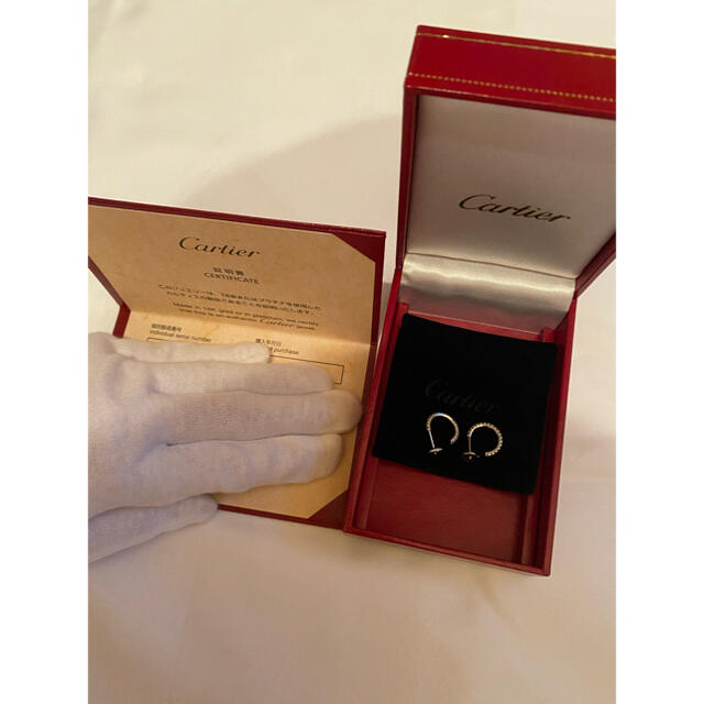 Cartier - カルティエ ピアス レディース 訳あり ほぼ未使用品の Cartier - カルティエ ピアス レディース 訳あり ほぼ未使用品の