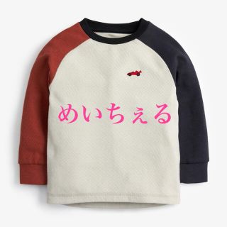 ネクスト(NEXT)の【新品】next ラスト テクスチャードカラーブロック長袖Tシャツ（ボーイズ）(シャツ/カットソー)