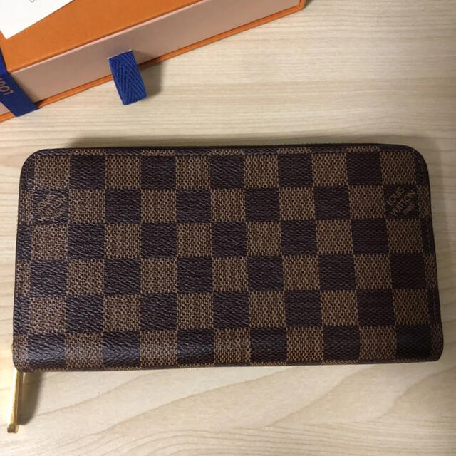 LOUIS VUITTON(ルイヴィトン)の【正規品】ルイ ヴィトン 長財布　ダミエ レディースのファッション小物(財布)の商品写真