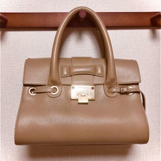 ジミーチュウ(JIMMY CHOO)の【お値下げ】ジミーチュウ　ロザリー(ハンドバッグ)