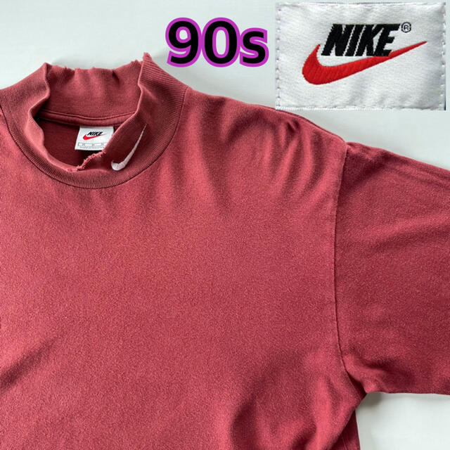 90s　白ナイキ　銀タグ　NIKE ロンティ　ロンT 長袖　白タグ　スウェットメンズ