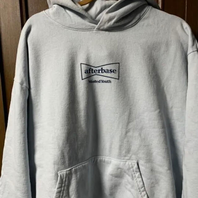 WASTED YOUTH  GREY LOGO HOODY