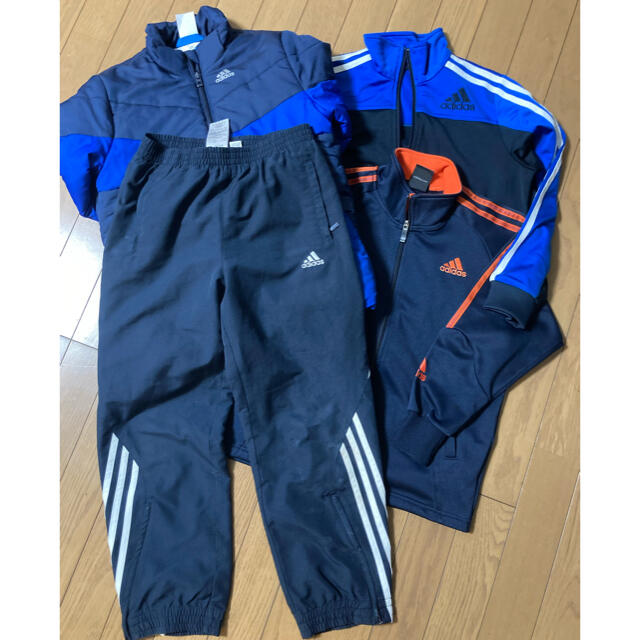 adidas(アディダス)のadidas アディダス ジャージ ジャンパー ズボン　130セット スポーツ/アウトドアのサッカー/フットサル(ウェア)の商品写真