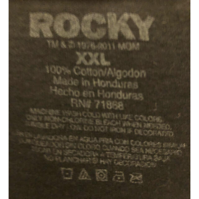 ハリウッド映画 ROCKY ロッキー シルベスタスタローン Tシャツ 4Lサイズ