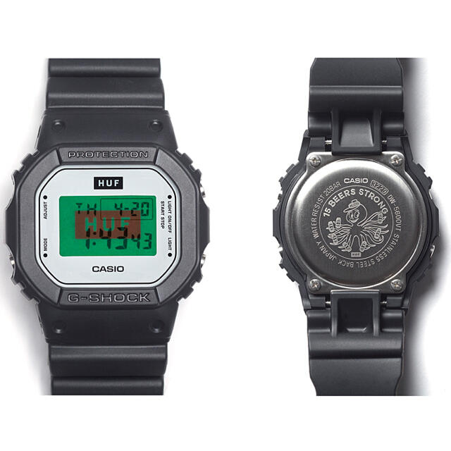 HUF(ハフ)の【新品未使用】G-SHOCK DW-5600HUF-1 HUFコラボ 超貴重 メンズの時計(腕時計(デジタル))の商品写真