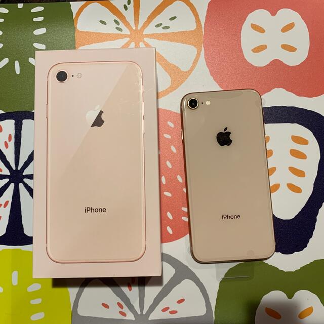 iPhone8 64GB SIMフリー バッテリー100% ローズゴールド