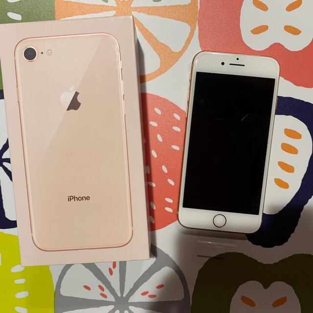 iPhone8 64GB SIMフリー バッテリー100% ローズゴールド