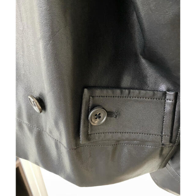 sacai(サカイ)のstein OVER SLEEVE FAKE LEATHER JACKET 美品 メンズのジャケット/アウター(レザージャケット)の商品写真