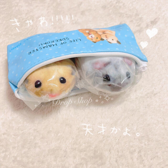 BANDAI(バンダイ)の𓊆 新品 🐹ハムスターセット3点セット ぬいぐるみ＋ポーチ♡ 𓊇  エンタメ/ホビーのおもちゃ/ぬいぐるみ(ぬいぐるみ)の商品写真