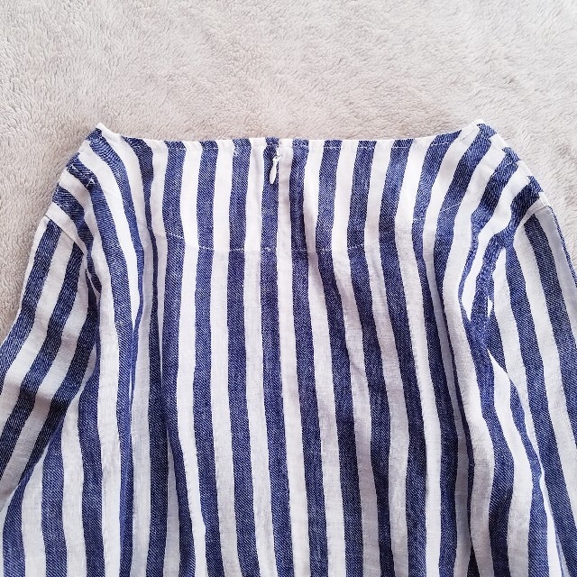 FELISSIMO(フェリシモ)の[SUNNY CLOUDS] linen stripe one-piece レディースのワンピース(ロングワンピース/マキシワンピース)の商品写真