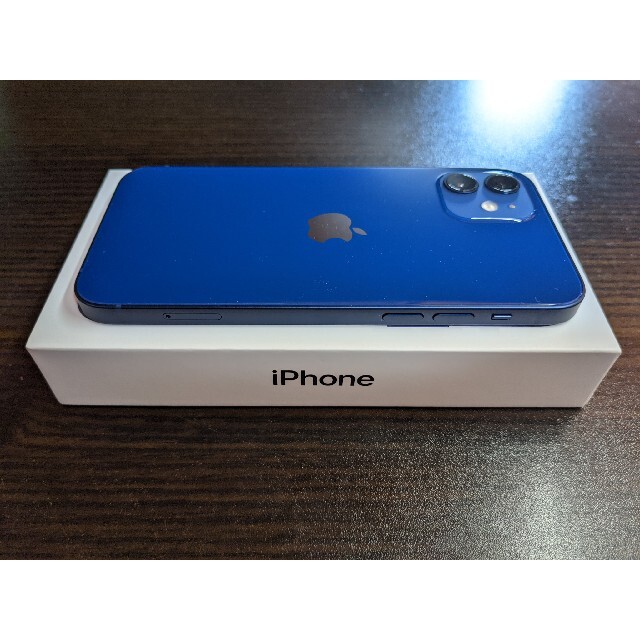 送料無料 激安 【美品】 iPhone12 64g simフリー ブルー 【保証残あり