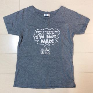 ディズニー(Disney)の【廃盤品】ベルメゾン ディズニーコレクション Tシャツ くまのプーさん グレー(Tシャツ(半袖/袖なし))