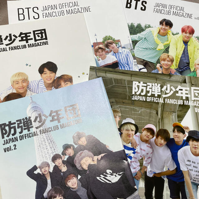 BTS 会報 JAPAN FC MAGAZINE vol.2 3 4 5 6